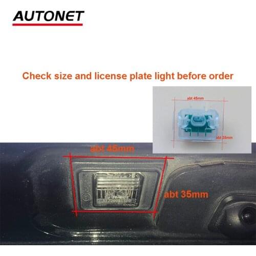 License Plate Housing Mount Rear View Camera Bracket for Mercedes Benz EQV W447 /S205 /Vito Viano Valente W447 /W205 Sedan Wagon