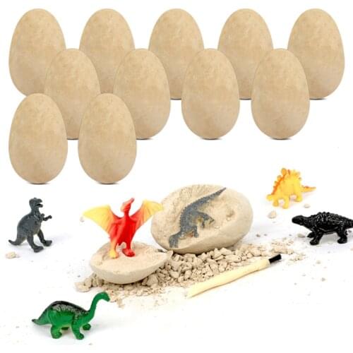 1pcs Mini Dinosaur Toys Egg Scientific Mining Toys Tyrannosaurus Dinosaur Model Archeology World For Children Gifts Education
