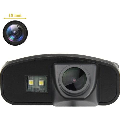 Misayaee Free Filter HD 1280 * 720P Car Rear View Camera Plate Light for Honda CRV CR-V Odyssey Fit Jazz Elysion Crosstour