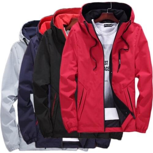 Mens Casual Striped Bomber Jacket Men 2019 New Trend Hoodie Baseball Collar Streetwear Coat Male Fashion Windbreaker Jackets