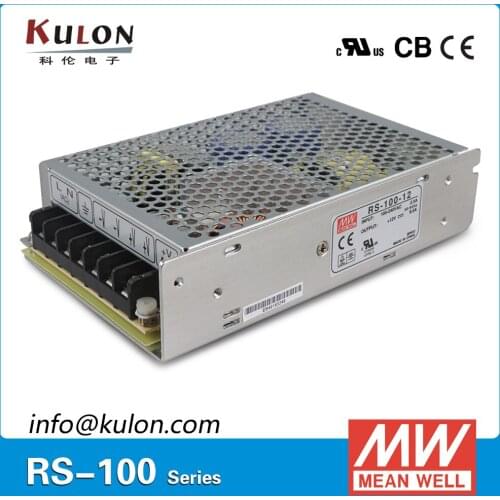 Genuine Mean Well RS-100-5 single output 80W 16A 5Vdc meanwell Power Supply CB UL CE approved