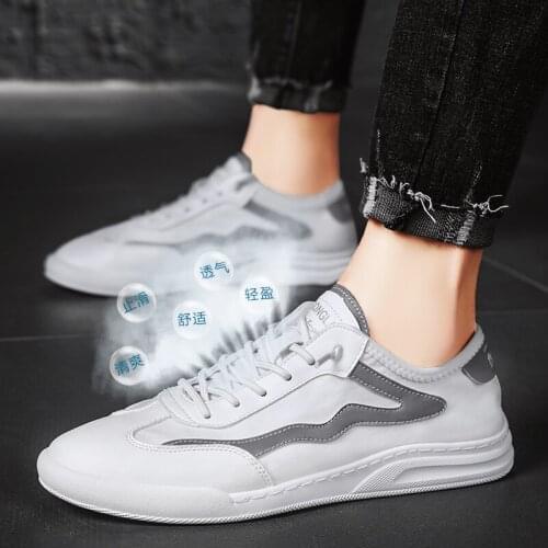 Casual Fashion Sneakers Black Casual Shoes Fashion Men Zapatos Informales De Hombre Zapatillas Sport 2020 Spring For Causal Flat