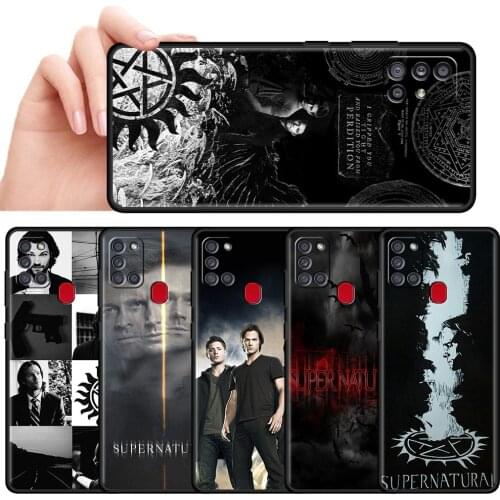 Silicone Case For Samsung Galaxy A51 A21s A71 A12 A31 A52 A41 A32 M51 A02s A11 A72 M31 M30s TPU Phone Cover Supernatural TV Show