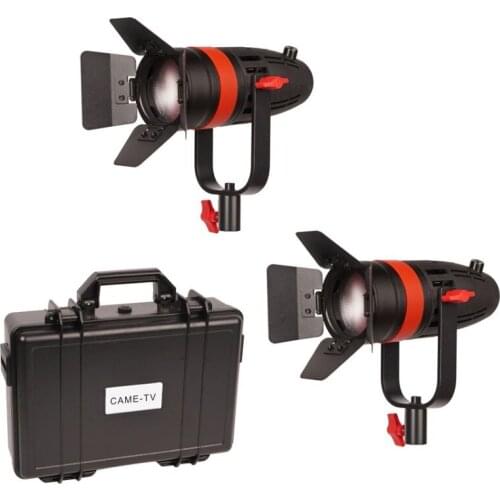 CAME-TV Boltzen 2x55w Fresnel Focusable Led Daylight Set with Carry Case Led video light