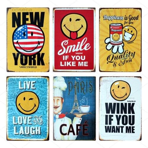 Vintage Kitchen Metal Sign Cake Fruit Juice Iron Painting For Restaurant Home Decoration Coffee Shop Bar Tin Sign 20x30cm