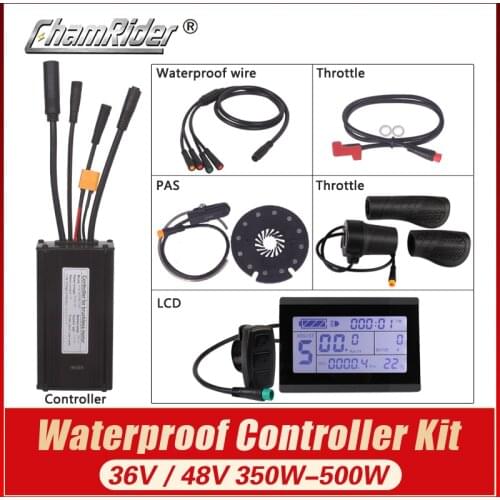 Waterproof Connector 500W 22A Controller LCD3 PAS Throttle Brake