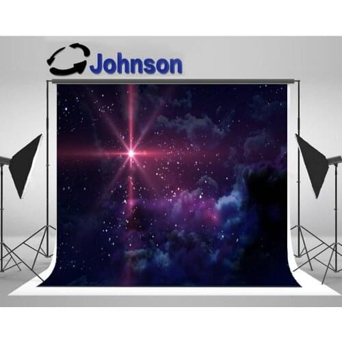 Starry night galaxy space backgrounds High quality Computer print wall photo backdrop