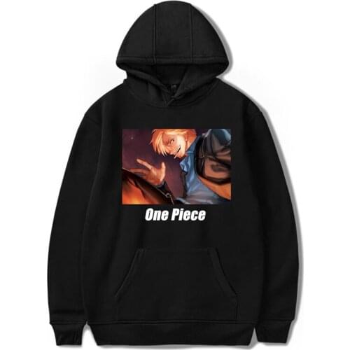 Japan Anime One Piece Hoodie Sweatshirt Printed Ace Luffy Clothes Autumn Unisex Fashion Oversize Harajuku Streetwear Pullover