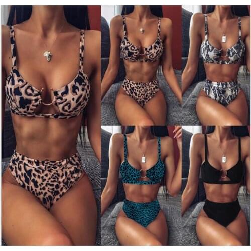 Womens Swimwear Solid Basic Bikini Separate Swimsuit For Women Brazillian Backless Bikini Set Female Sexy Off Shoulder Swimwear