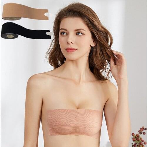 1Roll Tape Invisible Bra Women Nipple Covers Sexy Adhesive Push Up Bra Breast Cover Lift Tape Chest Paste Bralette Strapless Pad