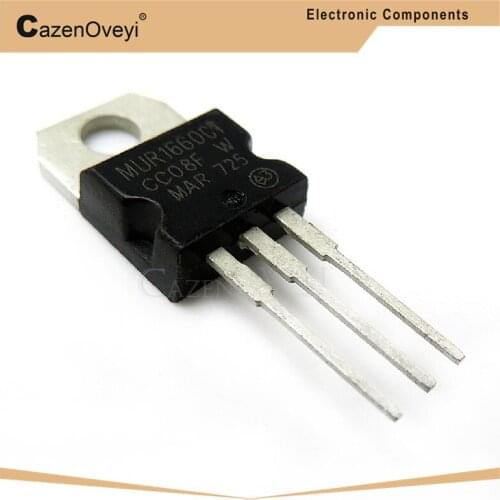 10pcs/lot MUR1660G TO220 MUR1660CT U1660G TO-220 MUR1660 1660CT new original In Stock