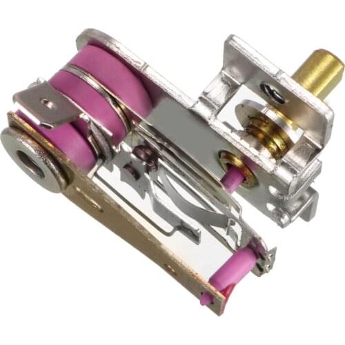 2pc 125V 16A Adjustable Temperature Switch Bimetallic Heating Thermosta Electric Oil Heater Temperature Controller D Type