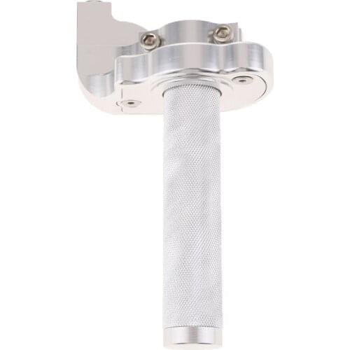 22mm Handlebar Motorcross Quick Throttle Twist Tube Control for Honda Silver