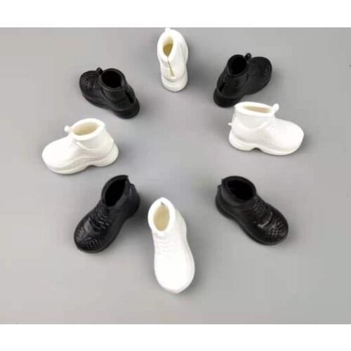 6Pairs/lot Doll Sneakers Shoes for Barbie Doll Shoes Fashion GYM Shoes 1/6 BJD Dolls Accessories Kids Playhouse Toy for Children