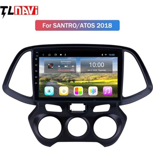 2G RAM Car Android 10 GPS 2Din Radio 9 inch for Hyundai Santro/Atos 2018 Multimedia Player