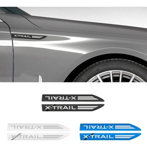 Car Styling 2pcs Side Wing Badge Emblem Fender Sport Car Sticker for Nissan X-TRAIL XTRAIL T30 T31 T32 2013-2019 Accessories