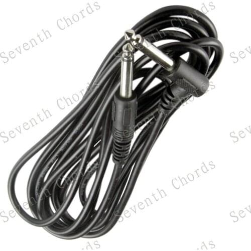 Black 3m/10ft Electric Bass Guitar Cable Amplifier Audio Connection Cable Cord