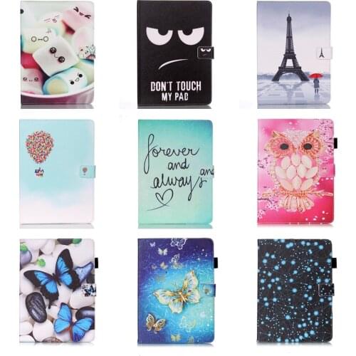 For Apple IPad Mini 4 Butterfly Star Flip PU Leather Cover Case For Mini iPad Mini 4 Mini4 Cover Wallet Stand Case #D