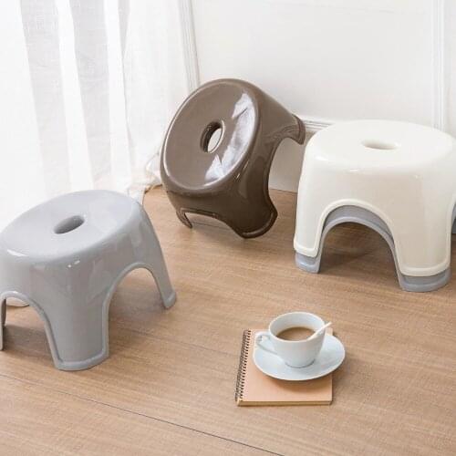 OTHERHOUSE Japan Style Thicken Plastic Stools Living Room Non-slip Bath Bench Children Stool Changing Shoes Stool Kids Furnitur