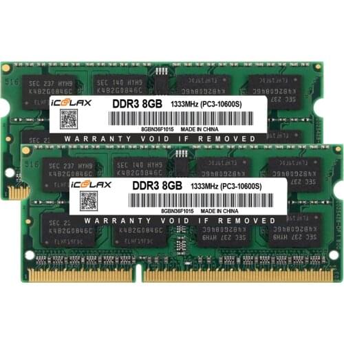 Icoolax Factory price Wholesale Memory RAM for laptop sodimm PC3 PC3L-10600 DDR3 8GB 1333mhz laptop
