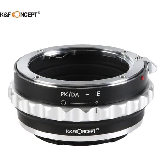 K&F Concept Lens Mount Adapter for Pentax K/M/A/FA/DA to Sony E-mount NEX Camera Len Adapter