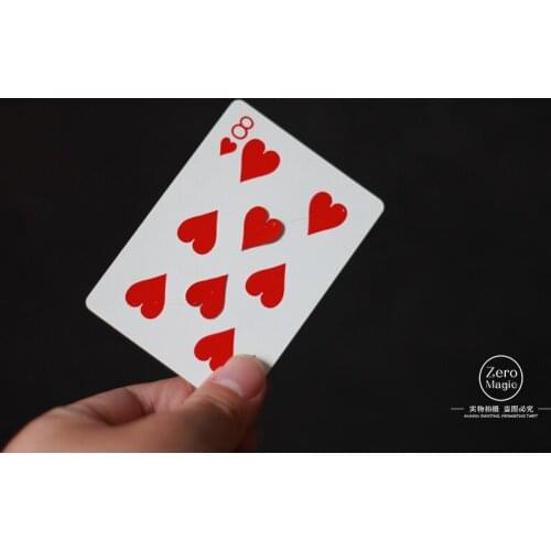 1pcs Card Fantastic 4 to 6/6 to 8,Moving Point Professional Magician Trick Close Up Magic Tool Magic Props,Magic Tricks Gimmick