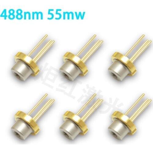 Sharp GH04850B2G φ5.6mm 480nm-488nm-495nm 55mW-80mW Laser Diode (Single Mode)