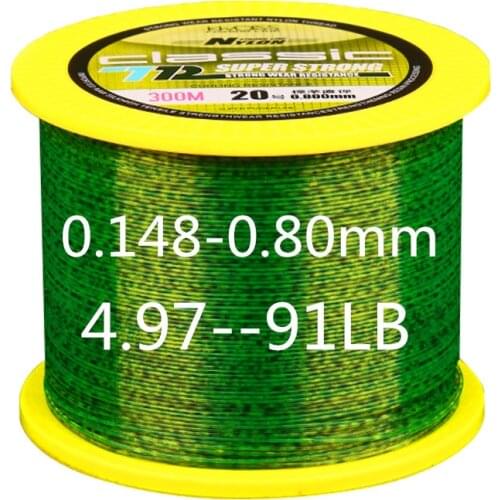 500M 300M Invisible Fishing Line 3D Spoted Sinking Super Strong Fluorocarbon Coated Carp Fishing Line