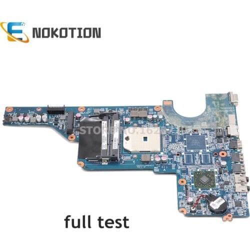 NOKOTION Laptop Motherboard For HP Pavilion G6 G4 G7 Series PN 649948-001 DA0R23MB6D1 DA0R23MB6D0 REV D DDR3 Main board