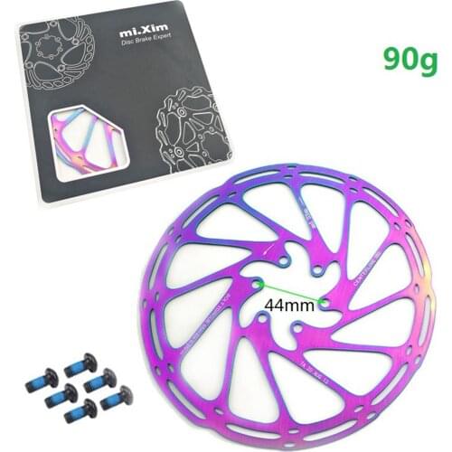 Multicolor Mountain Road Bike Replacement Disc Brake Rotor Stainless Steel 6-Bolt Center Lock Hydraulic Brake Rotor 180/160mm