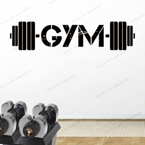 Gym Wall Decal Walk Sticker Gym Entrance Sign Crossfit sticker Muscule wall art Gymnastics Bodybuilding decoration TrainingWQ121