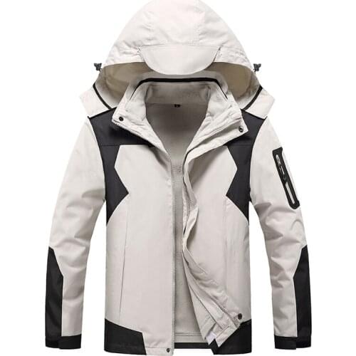 2020 New Fleece Warm Winter Jacket Men Hooded Parkas Man Winter Coat Thick Outdoor Sport Men Outwear Windbreaker Plus Size 6XL