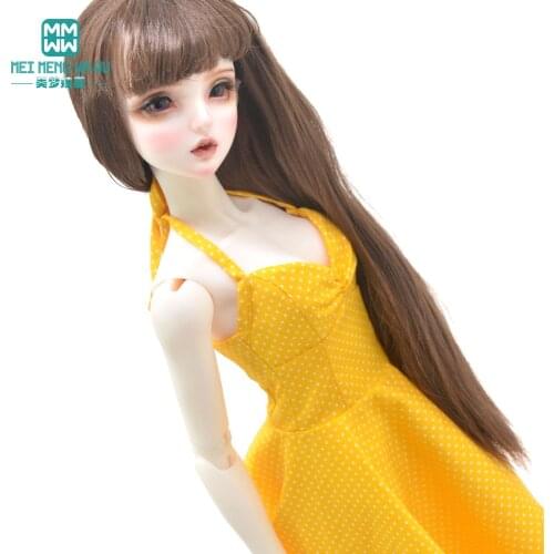 BJD Doll clothes 58-60CM 1/3 DD SD Dolls Toys Ball Jointed Doll Fashion suspender skirt polka dot