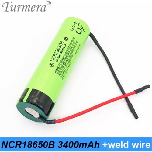 Original 18650 3400mah battery 3.6v welding wire battery for shura screwdriver and power bank turmera MA17