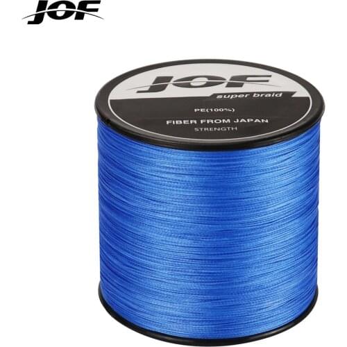 JOF 300M 4 Braided Fishing Line Length:300m/330yds Diameter:0.1mm-0.5mm,size:8-80lb Japan PE braided line Floating Line