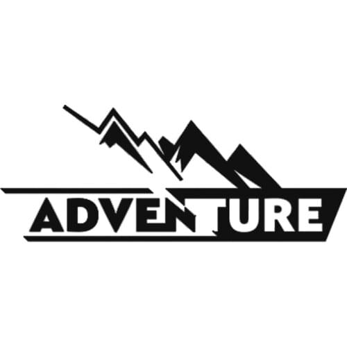 Adventure Car Sticker Windshield Bumper Motorcycle Decal High Quality KK Vinyl Cover Scratches Waterproof PVC