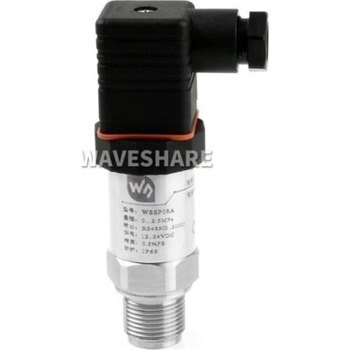 Waveshare Industrial 2.5MPa Pressure Transmitter,RS485 Bus,Standard Modbus-RTU Protocol,Hydraulic/Barometric/Oil Pressure Sensor