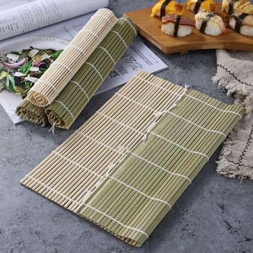 Sushi Rolling Roller Bamboo DIY Sushi Mat Onigiri Rice Roller Hand Maker Sushi Tools Kitchen Japanese Food Beto Accessories