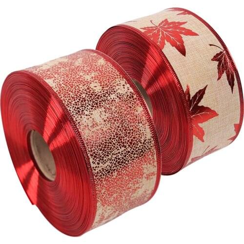 Christmas Gift Birthday Baking Cake Wedding Decorations Stripe Wrapping Ribbon Xmas christmas charms