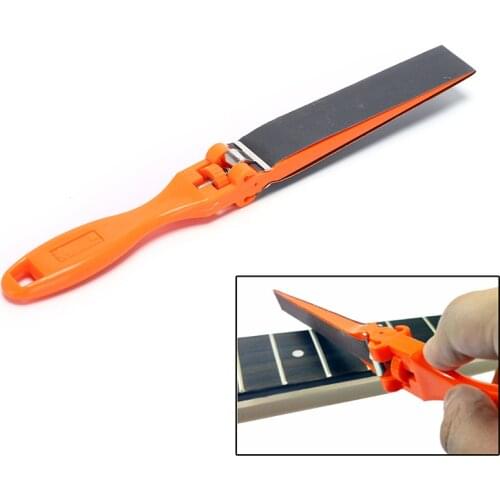 Guitar Fret Level Crowning Sanding Stick File Dual Cutting Edge Luthier Tool For Musical Guitar Parts Accessories