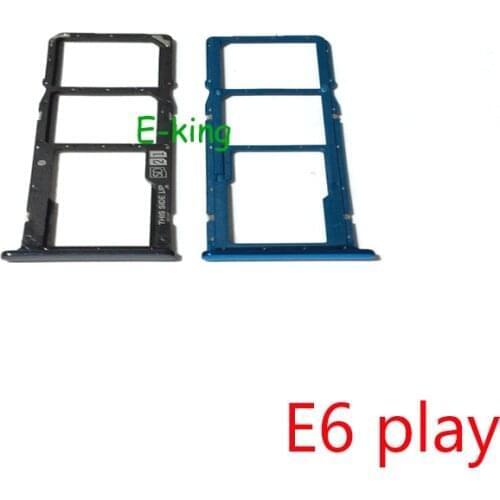 SIM Card Tray Holder Card Slot Adapter For Motorola Moto E6 Play Replacement Parts