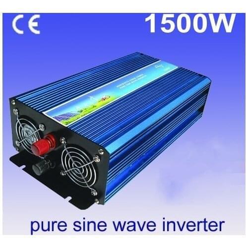 DC TO AC solar inverter 1500w 24v 220v pure sine wave