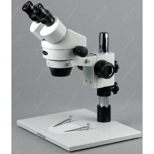Inspection XL Stand Stereo Microscope--AmScope Supplies 3.5x-90x Inspection XL Stand Stereo Microscope + Fluorescent Light