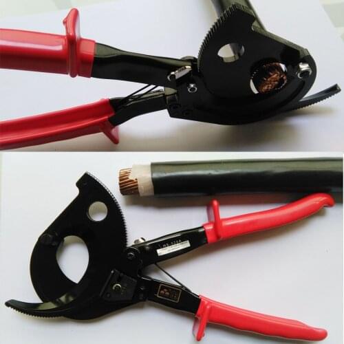 Heavy Duty Ratchet Cable Cutter Cut Up To 400mm2 Ratcheting Wire Cut Hand Tool