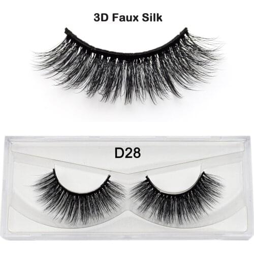 Visofree 3D silk eyelashes handmade fantastic lashes dramatic false eyelashes makeup beauty silk lashes soft faux mink lashes