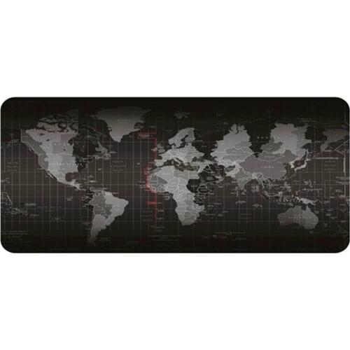 Waterproof Mouse Mat World Map Pattern Mouse Pad Anti Slip Office Desk Protector Desk Writing Mat Desk Pad