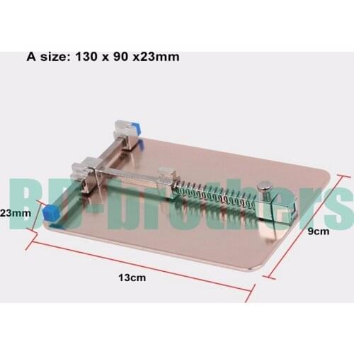High Quality 13 x 9cm Stainless Steel Clamp Fixture Holder for Mobile Phone Board Repair 20pcs/lot Wholesale