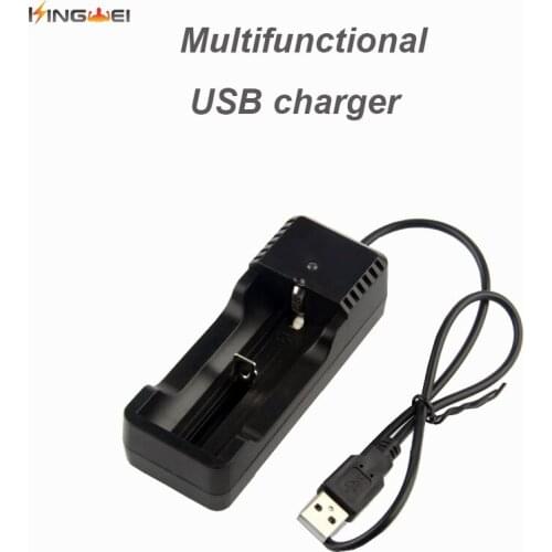 1 Pcs KingWei NK-203 USB Single Battery Charger for 18650 18350 16340 14500 10440 3.7V Li-Ion Battery