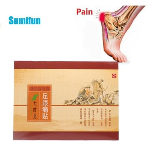 1pcs Sumifun Heel Spur Pain Relief Medical Patch Spur Rapid Heel Pain Relief Patch Herbal Calcaneal Achilles Tendinitis Pads