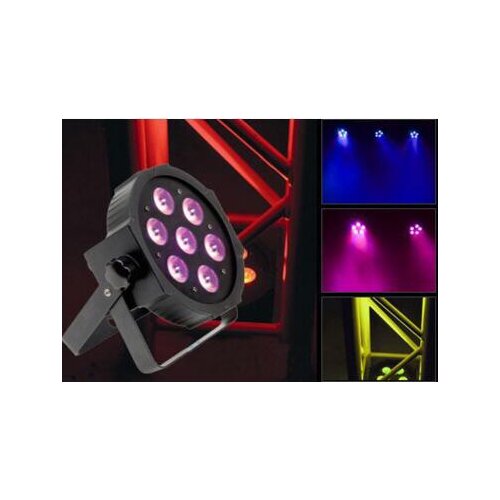 Free shipping led star light par light 7pcs par light